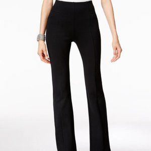 New INC High-Waist Bootcut Pants Black 4